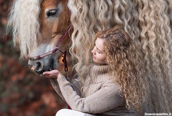 هر دختری به مو‌های این اسب حسادت می‌کند! (+عکس)
