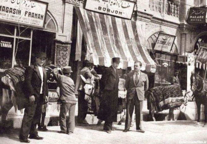 عکس | مغازه‌های خیابان فردوسی در اوایل دوره پهلوی دوم