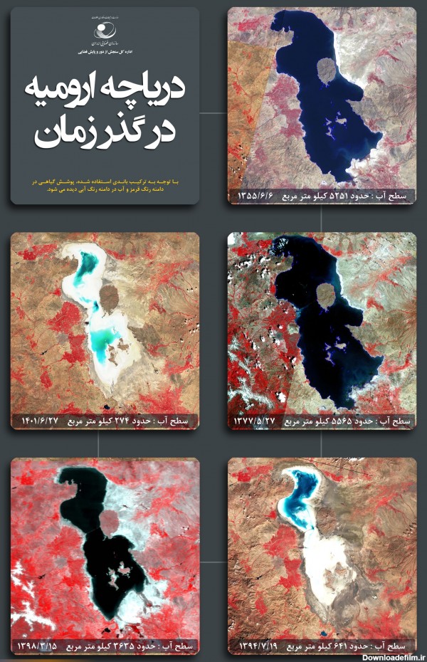 آخرین خبر | عکس/ دریاچه ارومیه در گذر زمان
