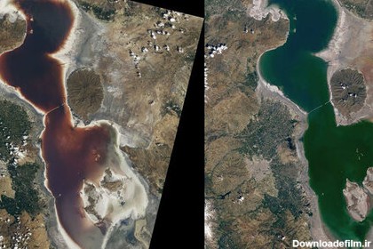 ببینید | تغییرات زمین در گذر زمان؛ از سواحل دبی تا دریاچه ارومیه