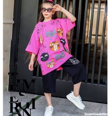 قیمت خرید تیشرت شلوارک دخترانه | مدل تی شرت شلوارک جدید بازار تهران
