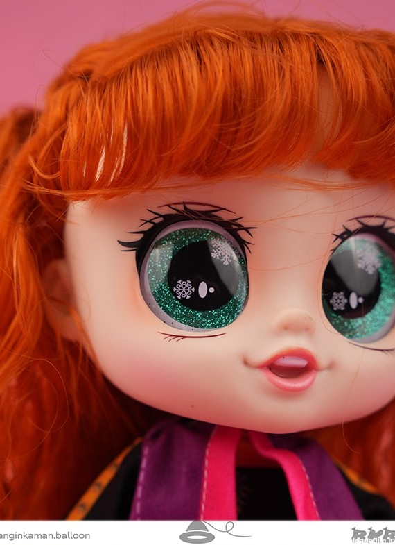 عروسک دختر چشم درشت همراه با اکسسوری girl doll - فروشگاه رنگین ...
