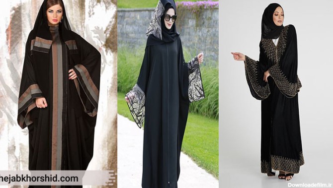 حجاب های عربی شیک | مانتو عربی دخترانه و زنانه + عبا