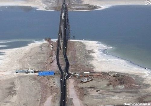 دو تصویر متفاوت از پل میانگذر دریاچه ارومیه - مشرق نیوز