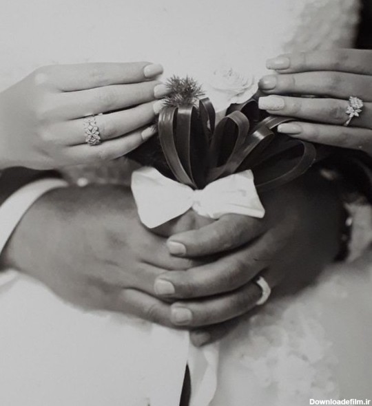 عکس سیاه و سفید حلقه ازدواج - عکس حلقه ازدواج | نوعروس
