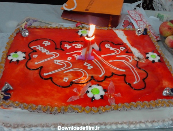 عکس کیک تولد یسنا