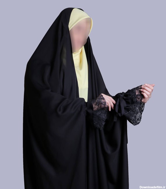 مدل چادر عربی اصیل آستین توری
