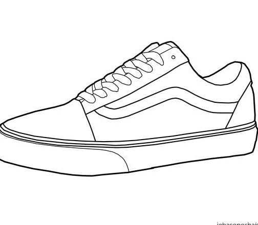 مدل کفش اسپرت نقاشی