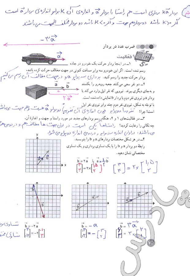 حل فعالیت صفحه 74 ریاضی هشتم