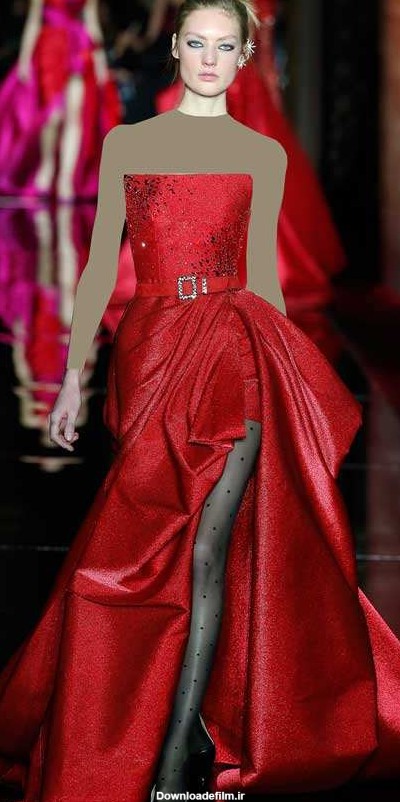مدل لباس مجلسی قرمز و صورتی رنگ شیک سال 2017 برند زهیر مراد • مجله ...