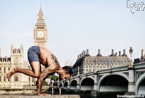 حرکات زیبای یوگا در شهرهای بزرگ +عکس