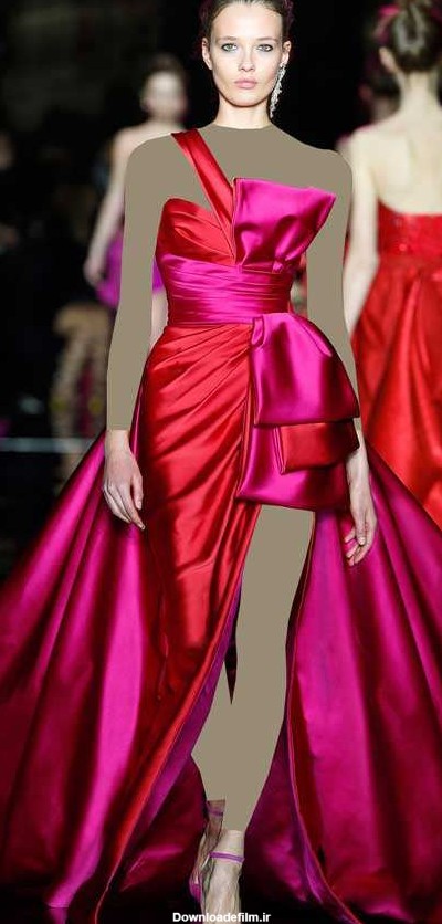 مدل لباس مجلسی قرمز و صورتی رنگ شیک سال 2017 برند زهیر مراد • مجله ...