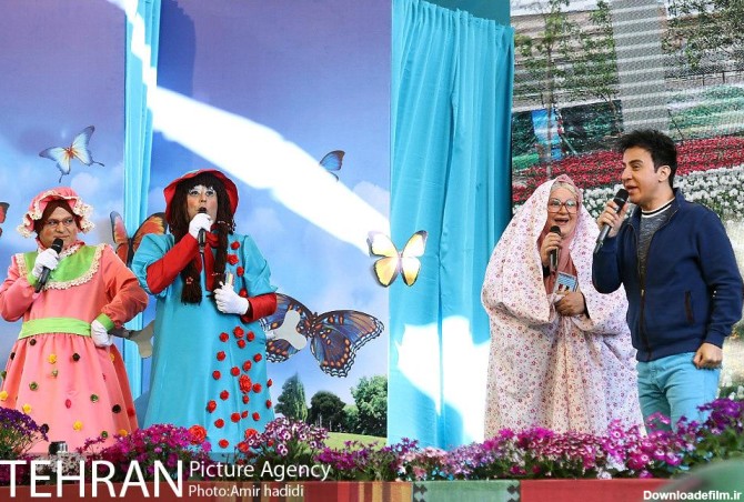 اجرای زنده برنامه محله گل و بلبل در میدان هرندی | آژانس عکس تهران