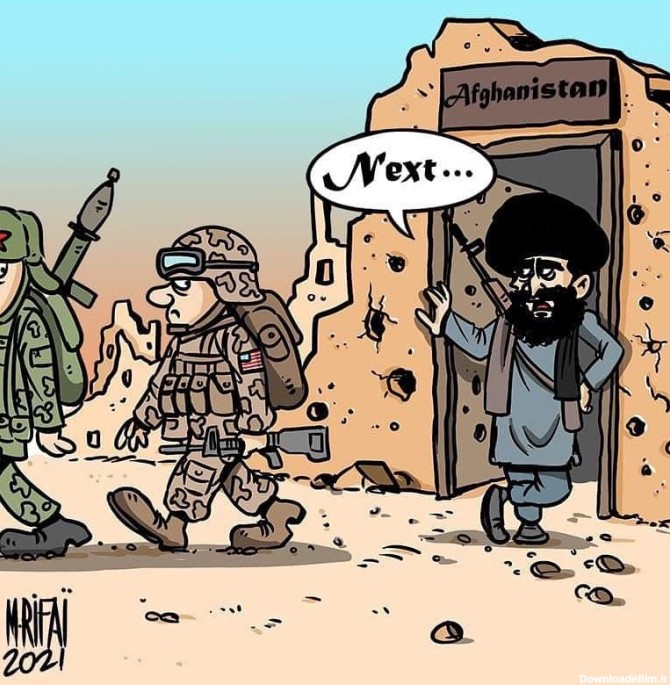 واکنش کاریکاتوریست‌های جهان به وقایع افغانستان + تصاویر | خبرگزاری ...