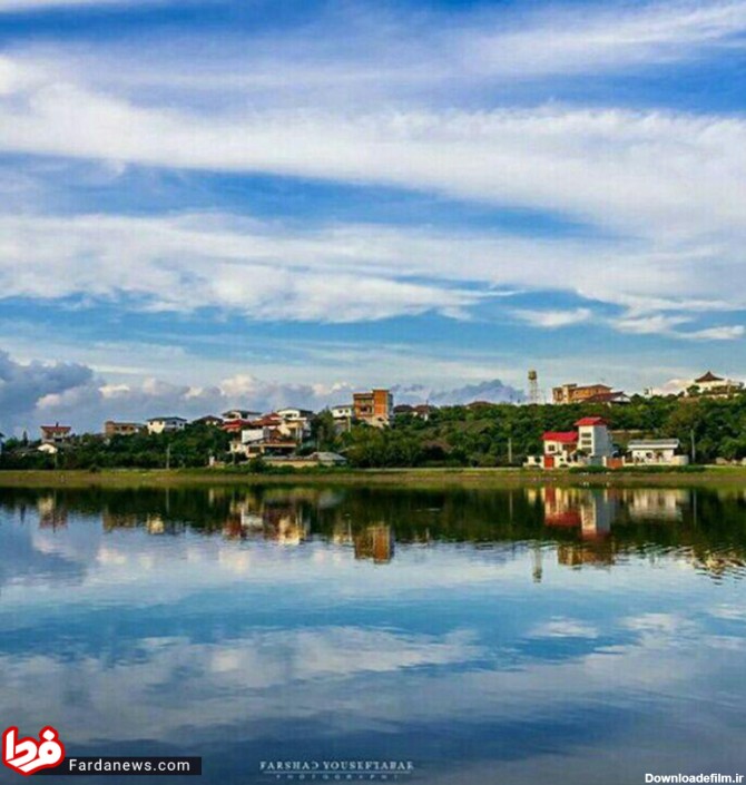 عکس: دریاچه زیبای جاده نظامی در مازندران
