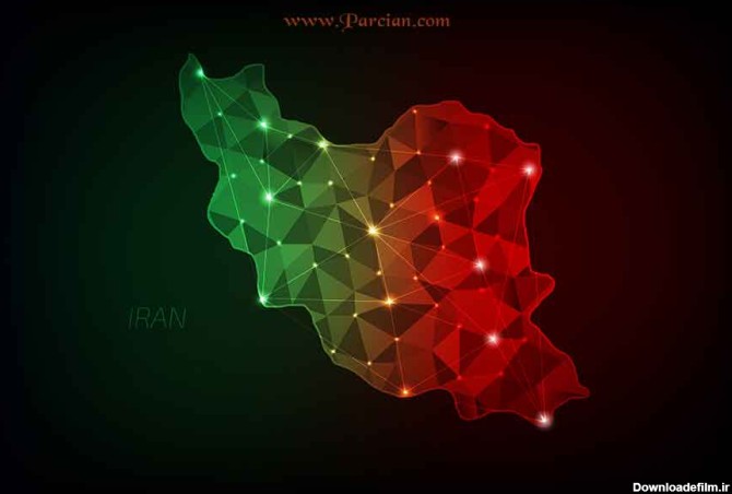 عکس گرافیکی از ایران