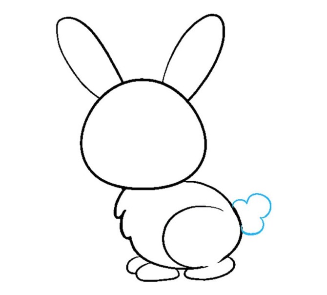 نقاشی خرگوش کودکانه با آموزش تصویری