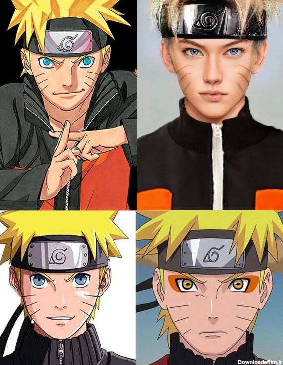 شخصیت های انیمه “ناروتو (Naruto)” در دنیای واقعی چه شکلی هستند ...