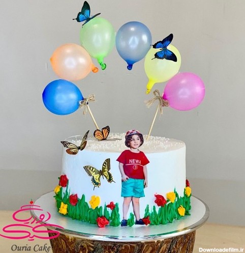 خرید و قیمت کیک تولد کودک با چاپ خوراکی از غرفه اوریاکیک | باسلام