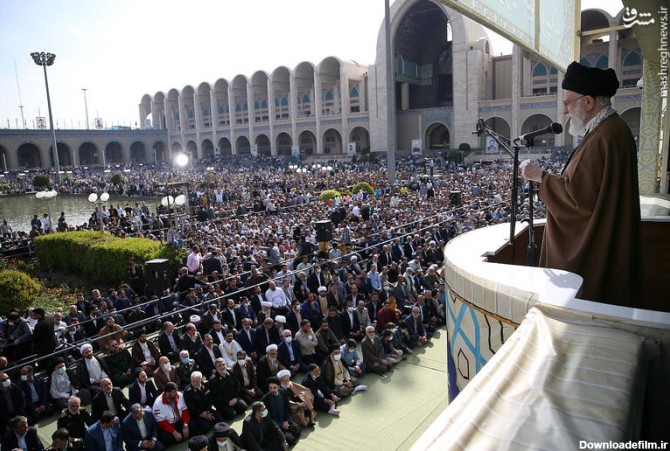 مشرق نیوز - تصاویر نماز عید فطر به امامت رهبر معظم انقلاب