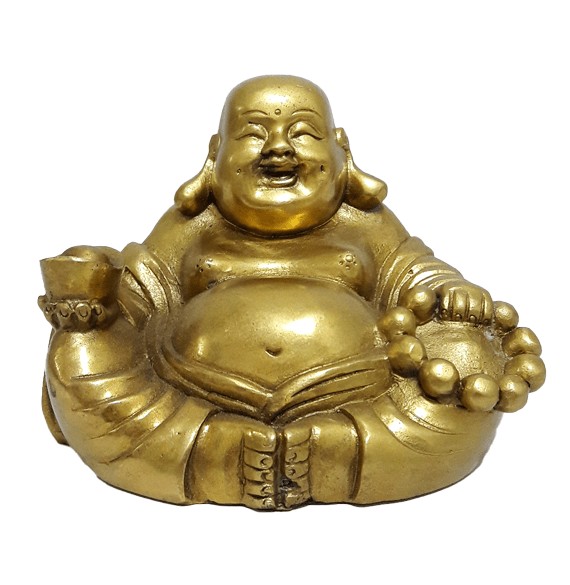 مجسمه بودا برنزی نماد ثروت (فنگ شویی)
