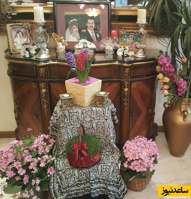 عکس عروسی مریم امیرجلالی در سفره هفت سین زیبایش ! / چقدر در ...
