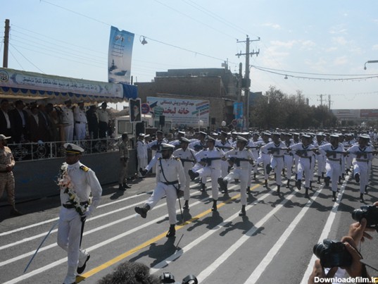مراسم رژه باشکوه نیروهای مسلح در سیرجان از دریچه دوربین