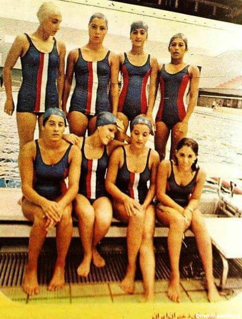 بالاترین: تصویری از تیم شنای زنان ایرانی در بازی های آسیایی در سال ...