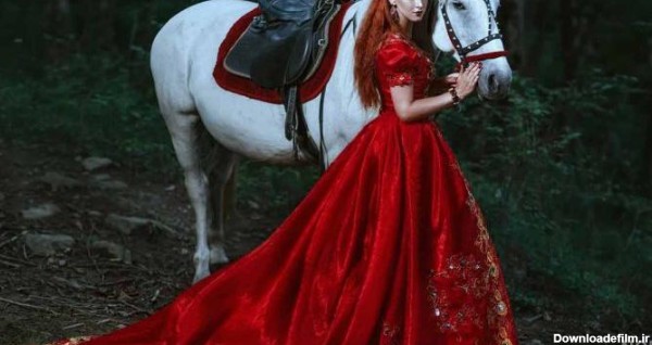 پروفایل دخترونه عکس دختر با اسب برای پروفایل