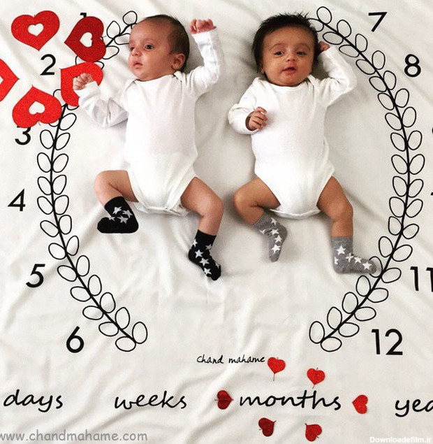 ایده های جذاب برای عکس نوزاد دو ماهه - مجله چند ماهمه