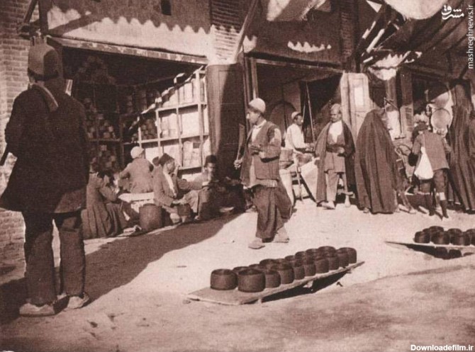 مشرق نیوز - عکس/ بازار تهران در زمان قاجار