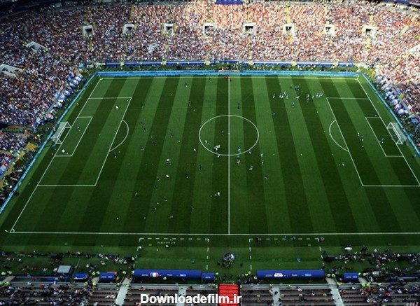 فوتبال جهان| لوژنیکی مسکو بهترین ورزشگاه جهان از منظر دید زمین از روی سکوها