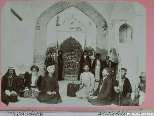 الف - عکس/ تصویر قدیمی محراب مسجد کوفه