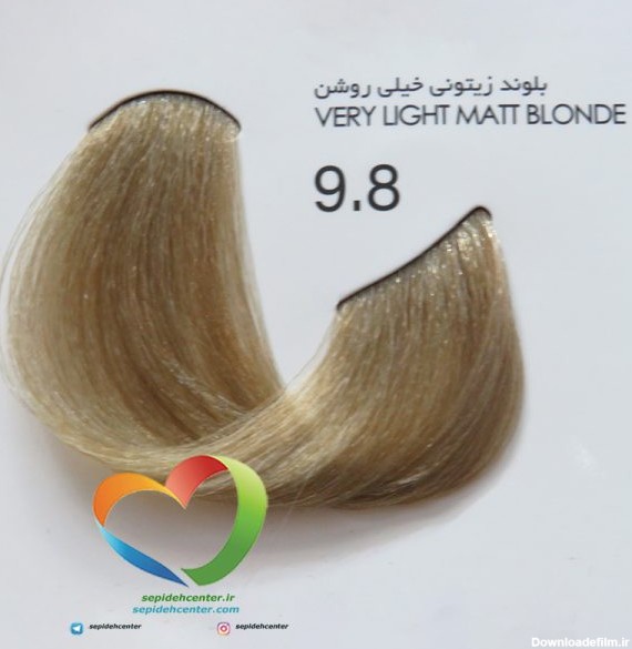 رنگ موی بدون آمونیاک پیکشن شماره 9.8 بلوند زیتونی خیلی روشن Piction COLOR Very Light Matt Blonde