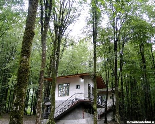ساخت کلبه های بوم گردی برای مسافران در پارک جنگلی ناهارخوران
