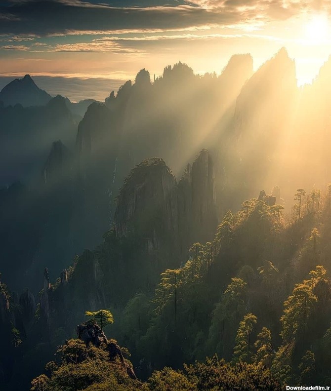 نگاهی به طبیعت زیبای چین + عکس