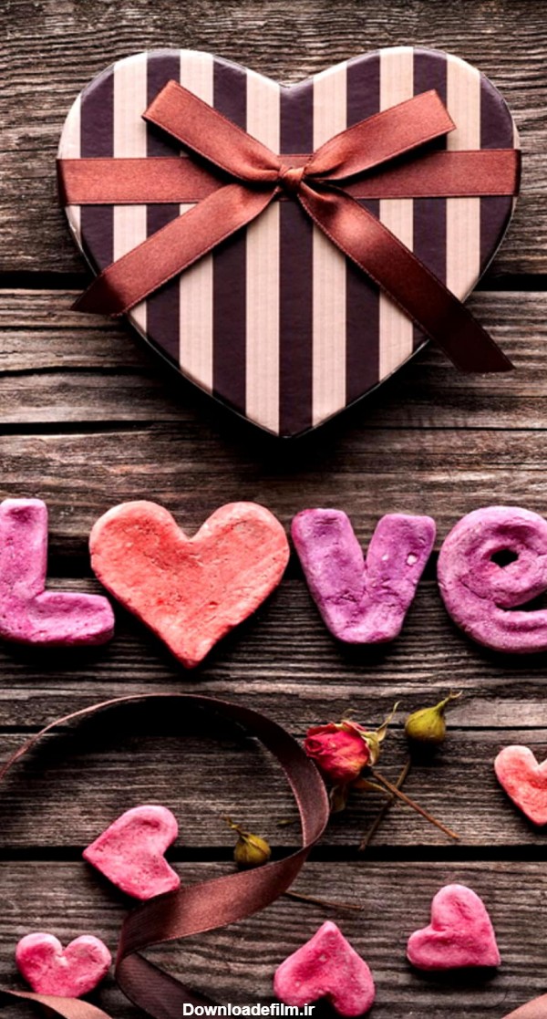 تصویر زمینه عاشقانه با طرح مدرن LOVE برای تلفن همراه آنر