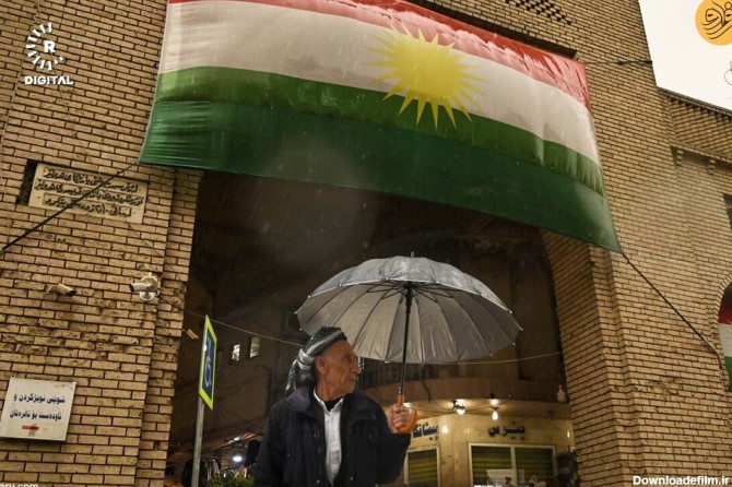 بارش باران در کردستان عراق