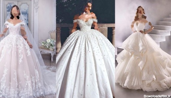 مدل لباس عروس پوشیده اروپایی جدید + عکس های متنوع