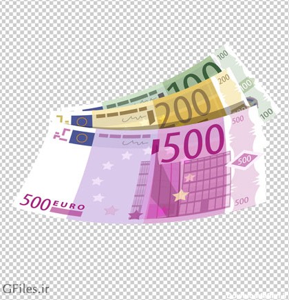 دانلود تصویر با کیفیت png یورو (500 یورویی) بصورت دوربری شده