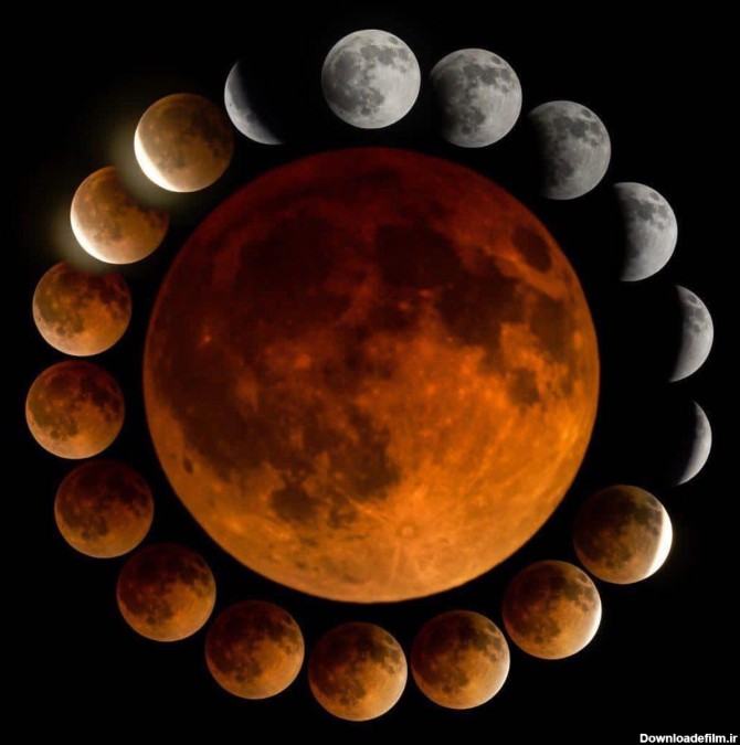 عکس‌های ماه گرفتگی را تماشا کنید | سایت علمی بیگ بنگ