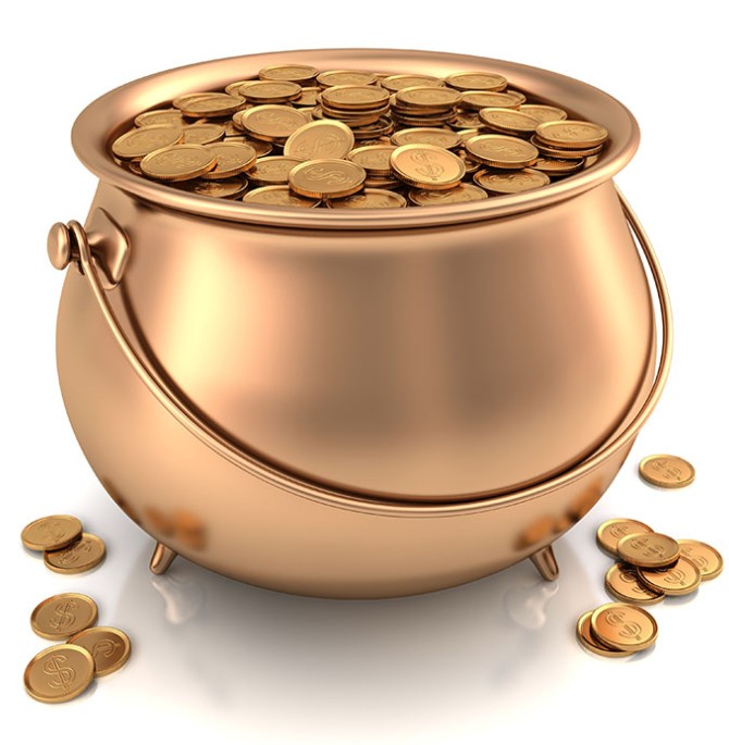 عکس سکه های طلا در دیگ - مسترگراف