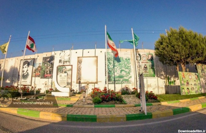 تصاویر | برافراشته شدن پرچم ایران در نقطه صفر مرزی لبنان و فلسطین ...