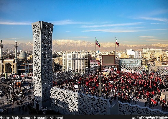 گزارش تصویری: تجمع مردم در اعتراض به اعدام شیخ نمر در میدان امام ...