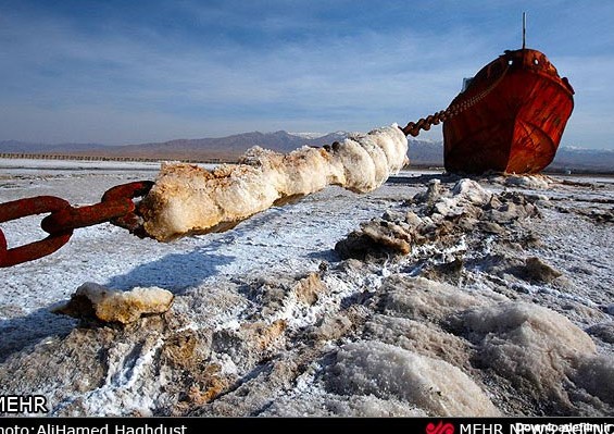 عکس؛ فاجعه دریاچه ارومیه