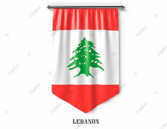 عکس پرچم لبنان - دیجیت باکس - DigitBox