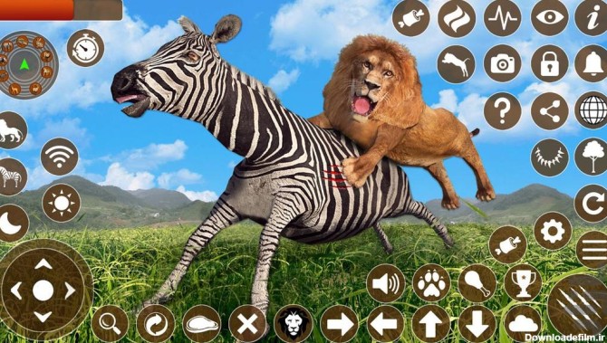 بازی پرواز با شیر جنگل | بازی جدید - عکس بازی موبایلی اندروید