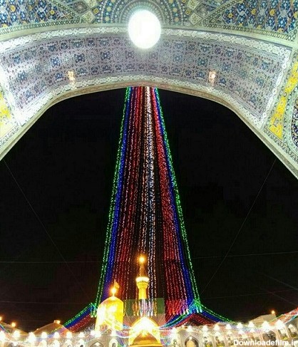 عکس/ حرم امام رضا علیه‌ السلام در شب عید غدیر خم