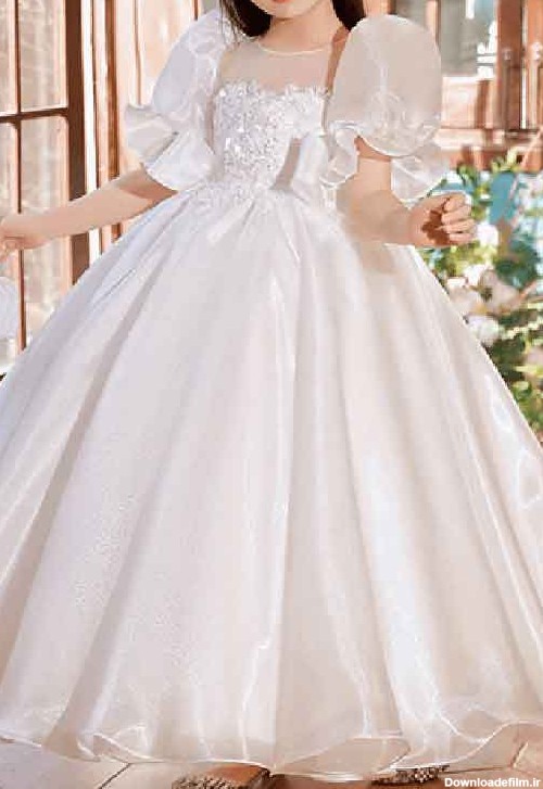 عکس لباس عروس بچه گانه ساده