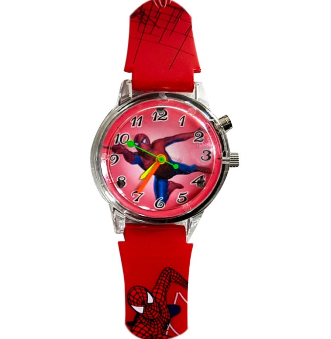 قیمت و خرید ساعت مچی عقربه ای بچه گانه مدل Spiderman رنگ قرمز